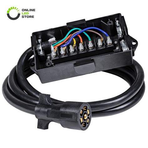 20 feet 7 wire trailer junction box|7 wire trailer terminal block.